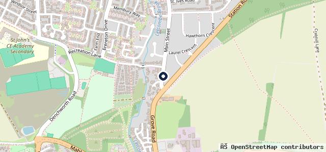Map showing the location of Grove Garage | Wantage