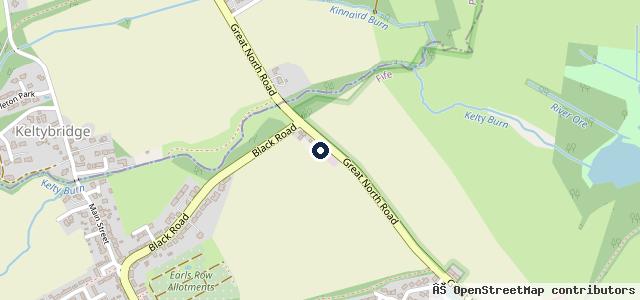 Map showing the location of North Road Garage Ltd