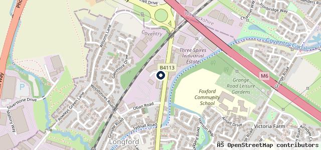 Map showing the location of XL Motors Accident Repair, Service and MOT