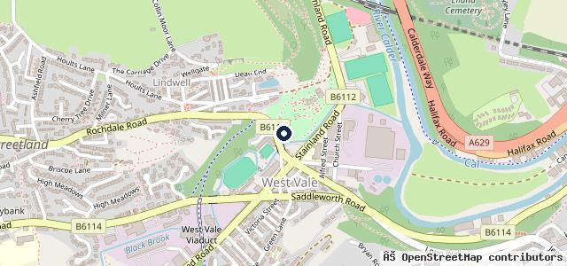 Map showing the location of Park Garage