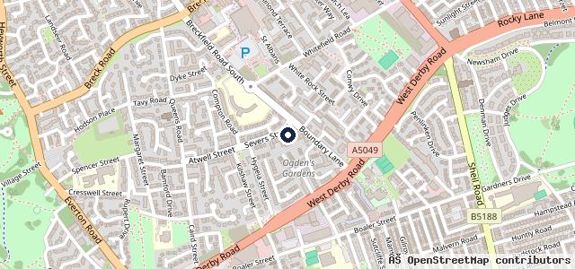 Map showing the location of C&amp;A Motors Ltd