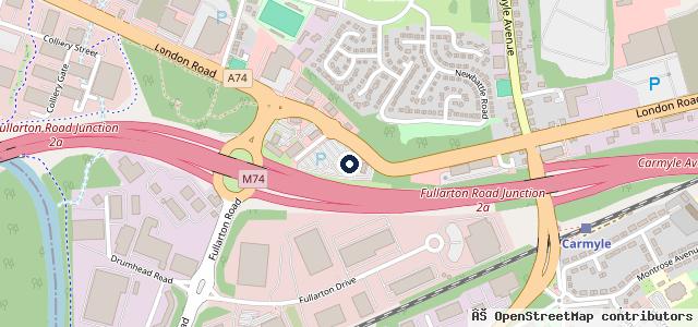 Map showing the location of Arnold Clark Glasgow London Road Motorstore / Vanstore
