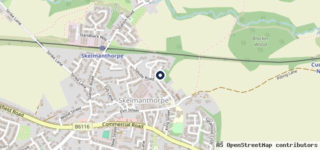 Map showing the location of A V Motors