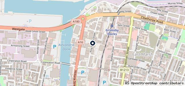Map showing the location of CarServices (Grimsby )Ltd