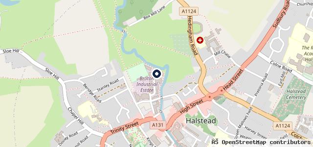 Map showing the location of 360 Motorcycles
