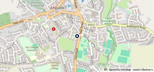 Map showing the location of AA Silencers Limited