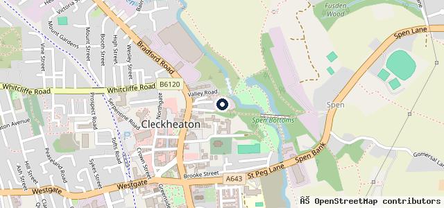 Map showing the location of Mot Test Centre