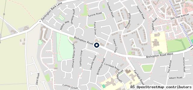 Map showing the location of North East Auto Services Fairfield