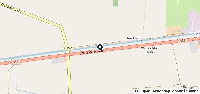 Map showing the location of Revs Automotive