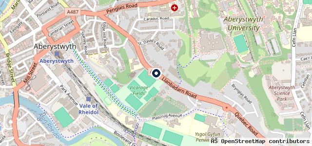 Map showing the location of Anthony Motors Ford
