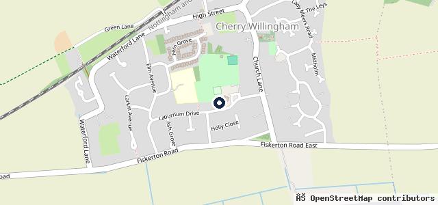 Map showing the location of Cherry Willingham Garage Ltd
