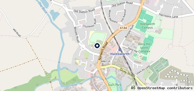 Map showing the location of AW & D Hammond Ltd
