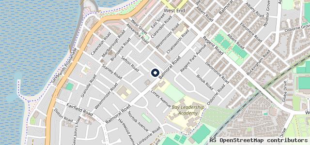 Map showing the location of Balmoral Garage