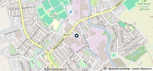 Map showing the location of Vicarage Motor Company