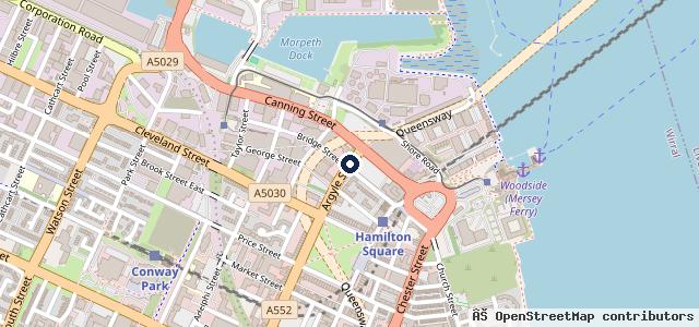 Map showing the location of Bebington Car Care