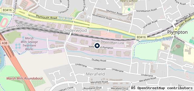 Map showing the location of Motor City Plymouth