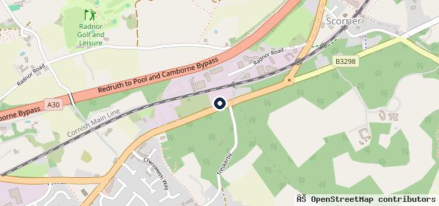 Map showing the location of Bradleys Motors