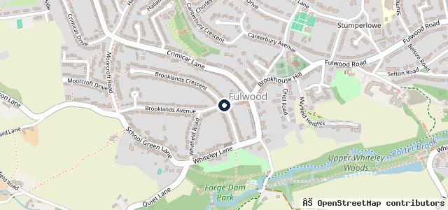 Map showing the location of Brooklands Service Garage