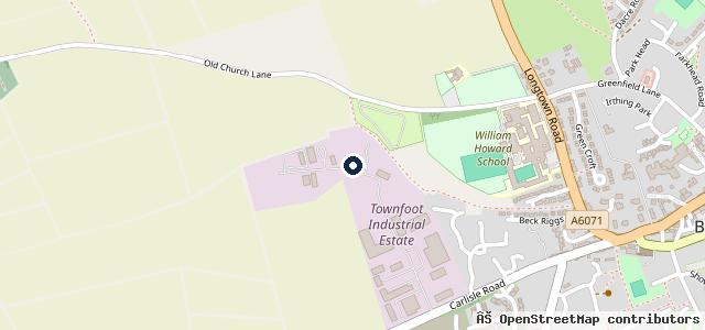 Map showing the location of C & C Barnett