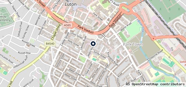 Map showing the location of UKMOTs