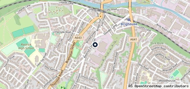 Map showing the location of C W Motors