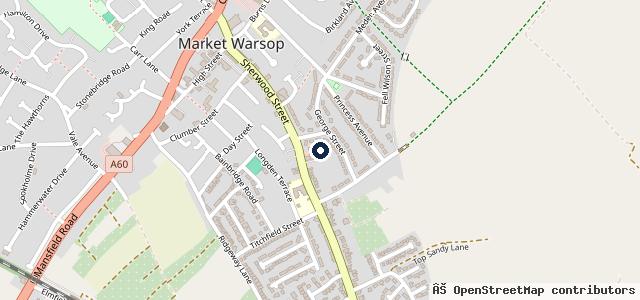Map showing the location of Castelle Service Station