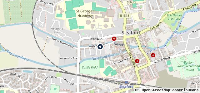 Map showing the location of Charlie's Auto Solutions