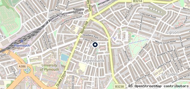 Map showing the location of CMS Cornish Motorcycle Spares Plymouth