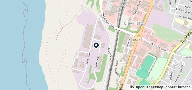 Map showing the location of D & L Autobodies