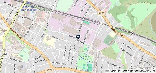 Map showing the location of D S P Autos