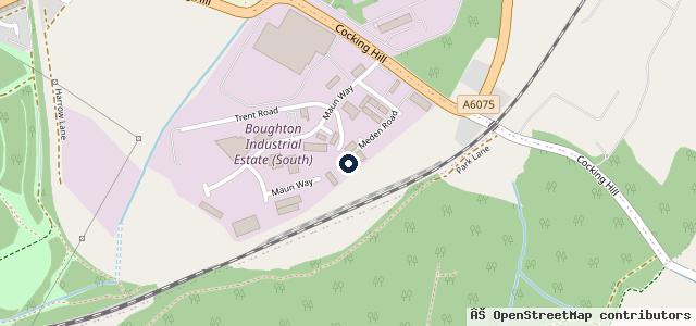 Map showing the location of Dalby Motors