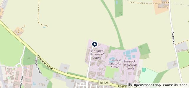 Map showing the location of York Motorworks
