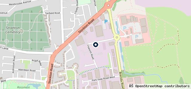 Map showing the location of DAP Motor Services | Hartlepool