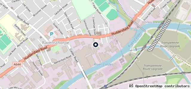 Map showing the location of P & K Motorcycles
