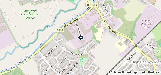 Map showing the location of Omnius Automotive | Falkirk