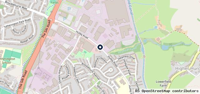 Map showing the location of Hulley Road MOT & Service Centre - Macclesfield