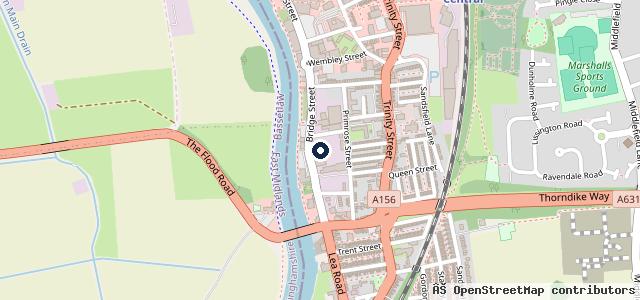 Map showing the location of Dexel Tyre & Auto Centre - Gainsborough