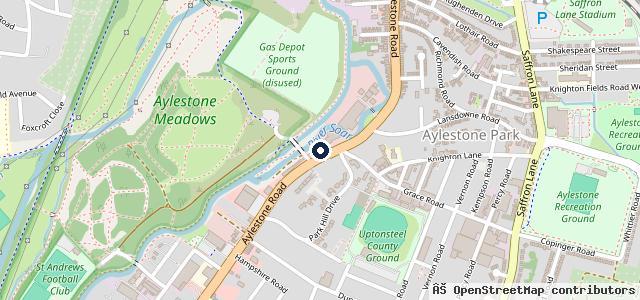 Map showing the location of Aylestone Tune & Test Centre