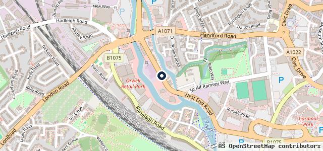 Map showing the location of Donalds Mazda Ipswich