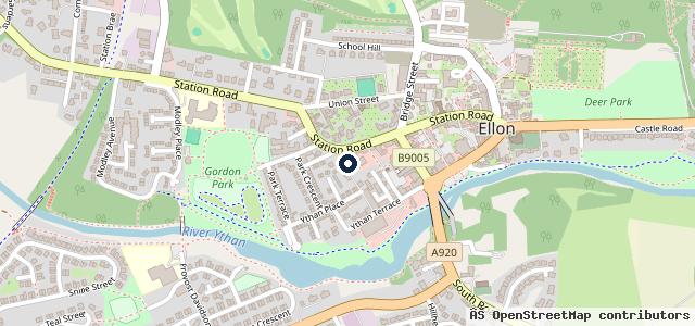 Map showing the location of Ellon Car Clinic Ltd