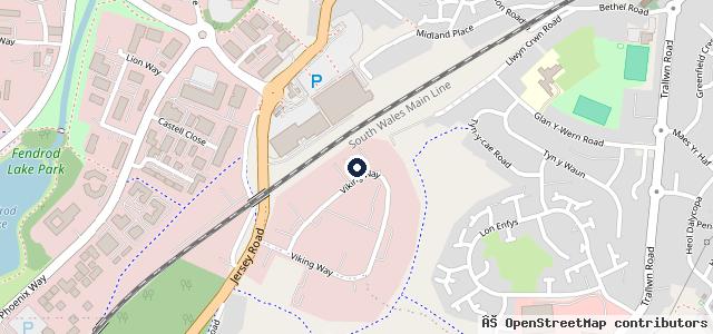 Map showing the location of Euro Commercials Swansea