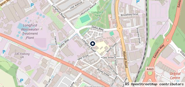 Map showing the location of Eurofit Autocentres - Cannock