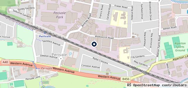 Map showing the location of Fleetway Business Park