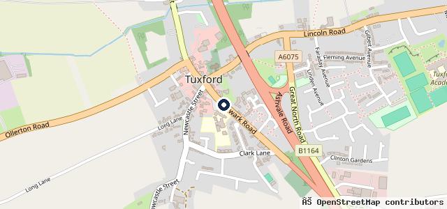 Map showing the location of Mellor Road Garage