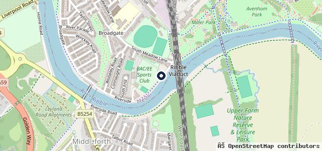 Map showing the location of The Mini Centre, Preston | Preston