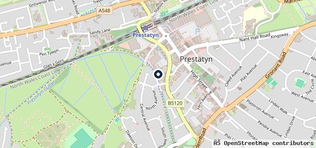Map showing the location of F E Jones & Sons vehicle body repairs