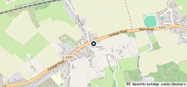 Map showing the location of Farleigh Garage