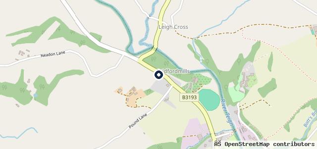 Map showing the location of Venn Park Garage