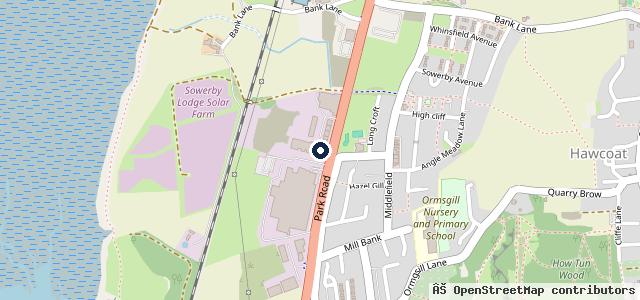 Map showing the location of Furness M O T