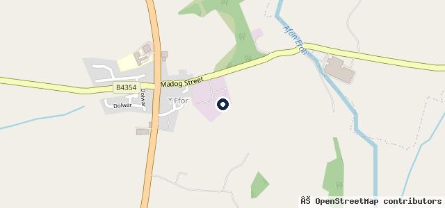 Map showing the location of Garej Iwan Cyf